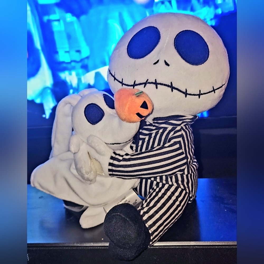 Jack Skellington and Zero Plushie